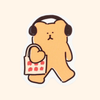 Bear with Tote and Headphones