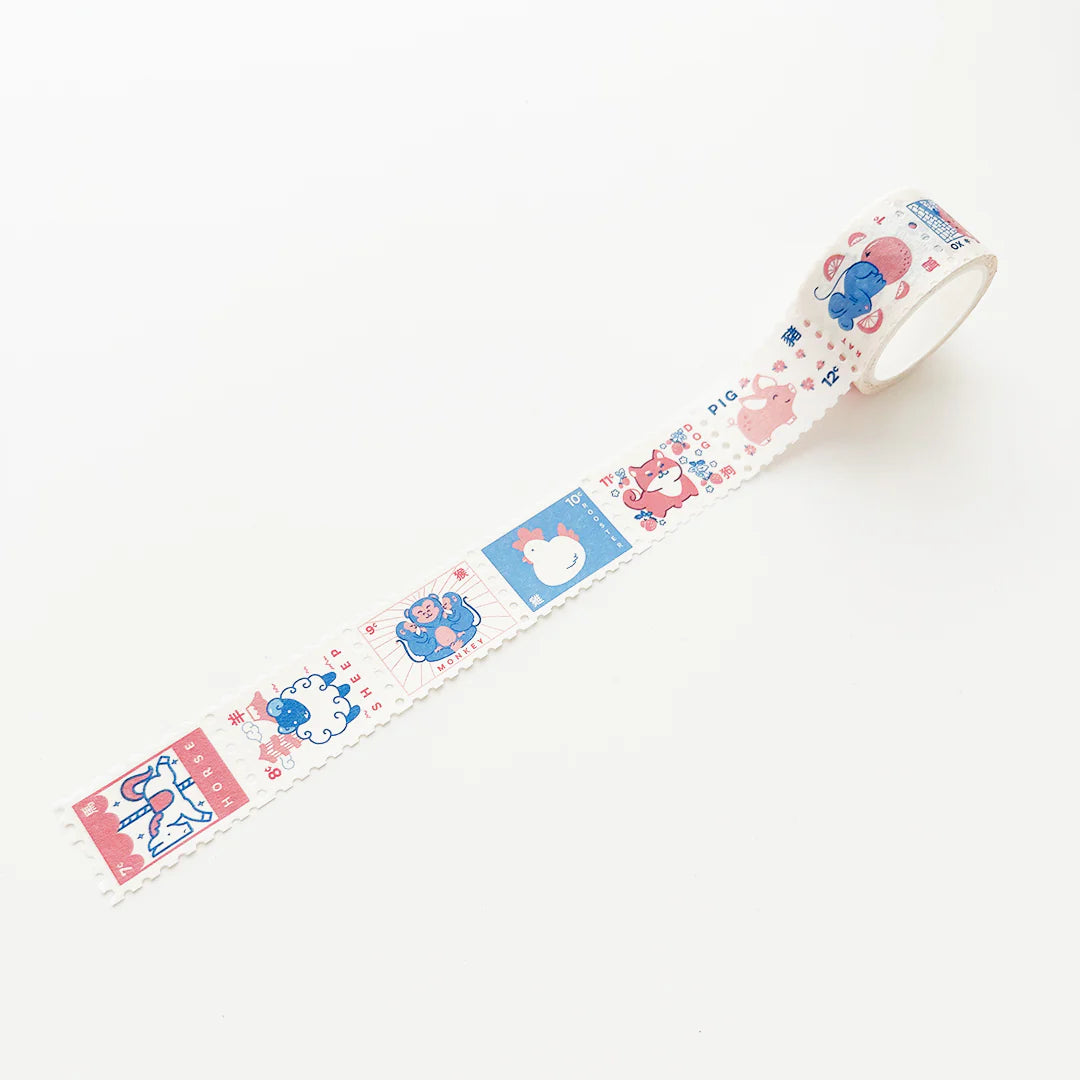 Chinese Zodiac Stamp Washi Tape