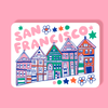 San Francisco Magnet Painted Ladies