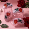 Belle Red Rose Hair Claw Clip