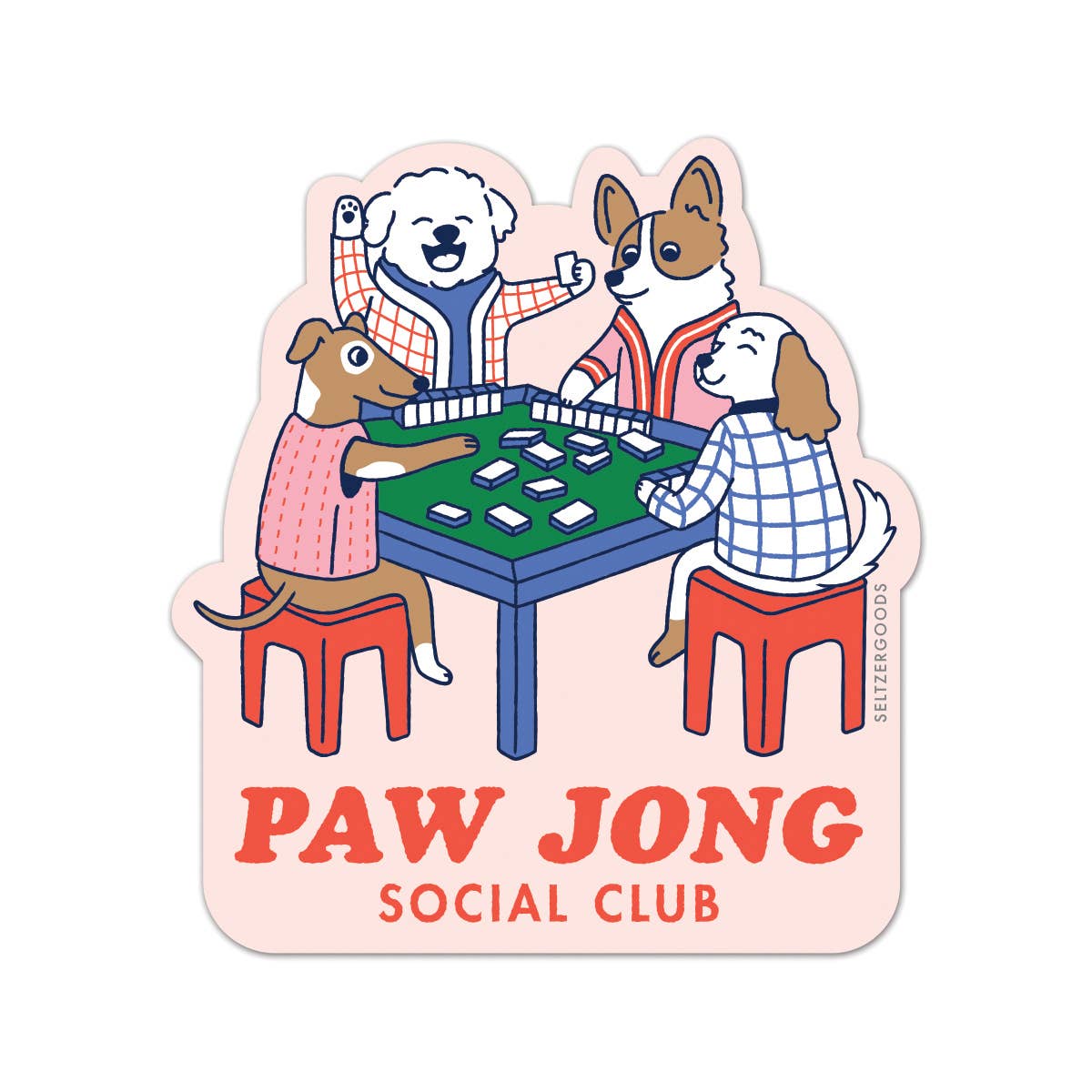 Paw Jong Sticker