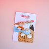 Mini Dim Sum Sushi Hair Clip Set