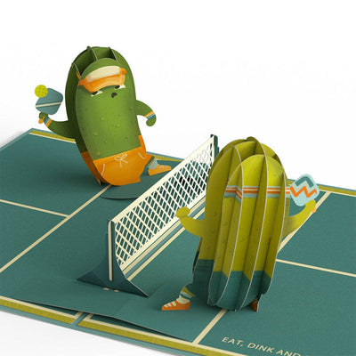 Pickleball Birthday Baller Pop Up Card