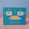 Coffee and Kaya Toast Moment Card