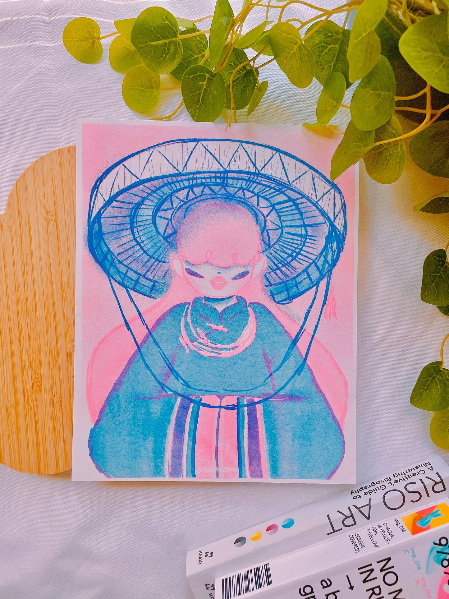 Vietnamese Risograph Print