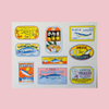 Tinned Fish Risograph Print
