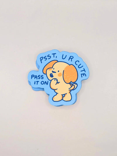 Cute Dog Affirmation Sticker