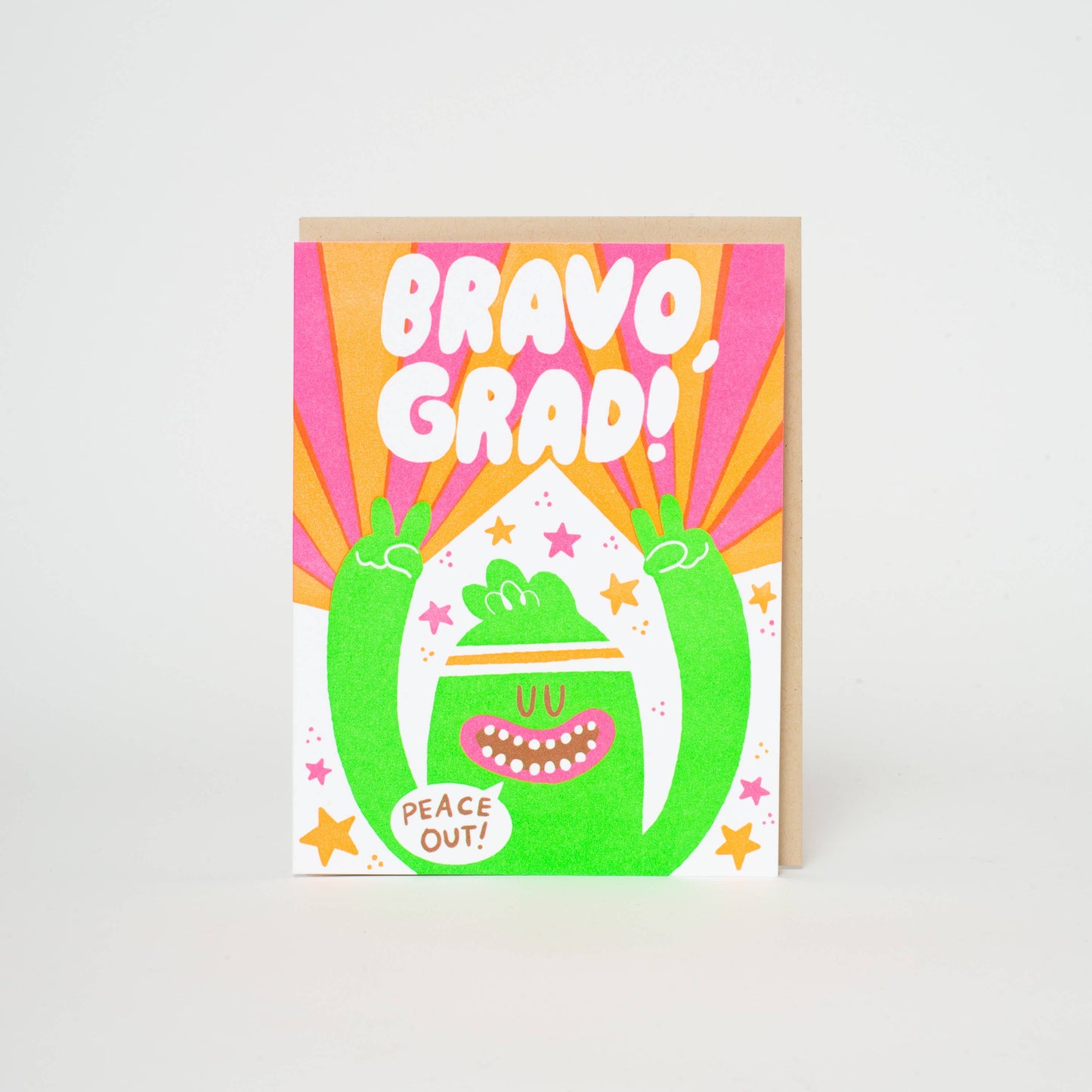 Graduation Congrats Monster Card