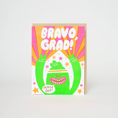 Graduation Congrats Monster Card