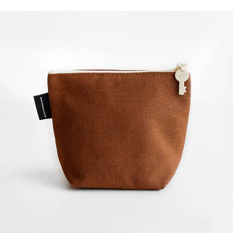 Embroidered Boat Pouch