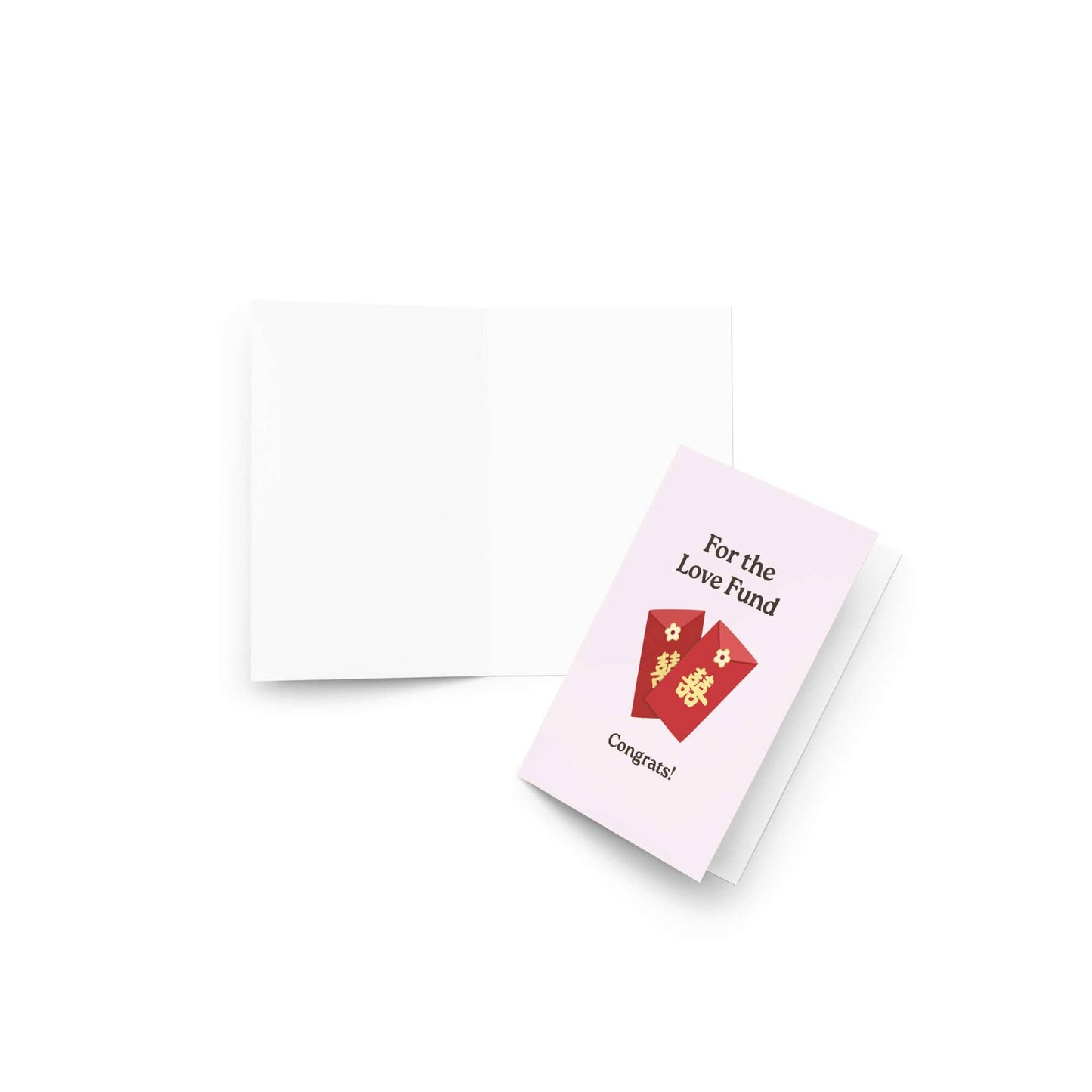 Love Fund Asian Wedding Card