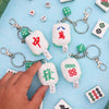 Tiny Mahjong Tile Plush Key & Bag Charm