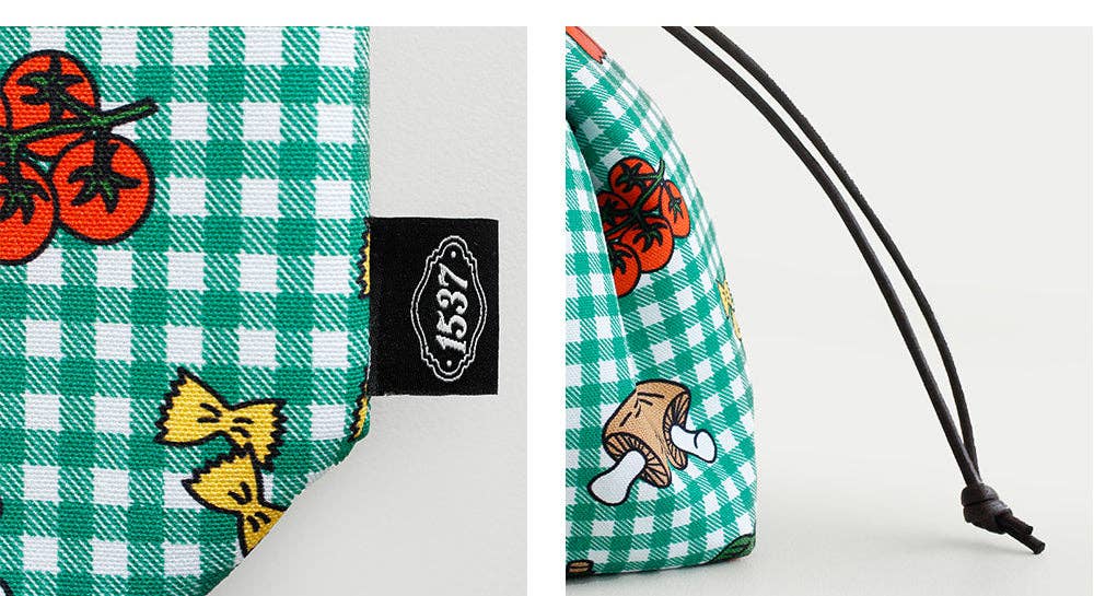 Oxford Cotton Insulated Lunch Pouch