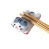 Cat Chopsticks Rest Gray