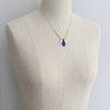 Artdeco pendant lapis necklace