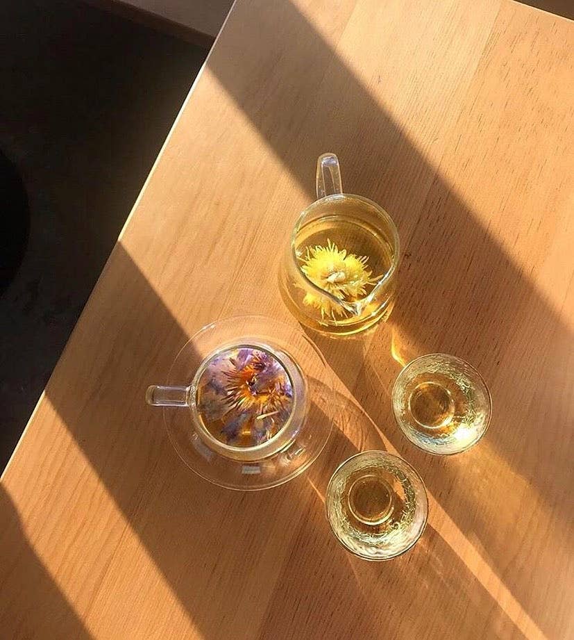 Floral Tea Tasting Set - Lotus, Chrysanthemum, Rose