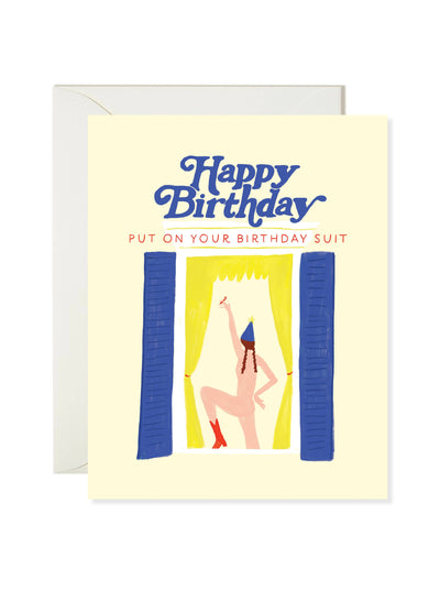 Birthday Suit Card
