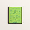 The Richmond District San Francisco Risograph Print