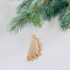 Handmade Dumpling Felt Ornament