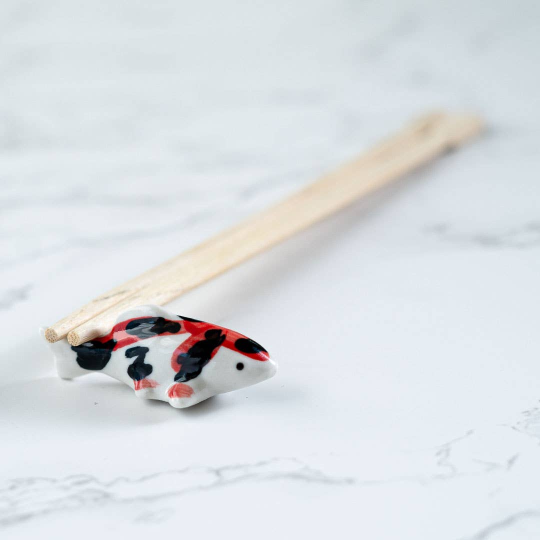 Sanke Koi Fish Chopstick Holder