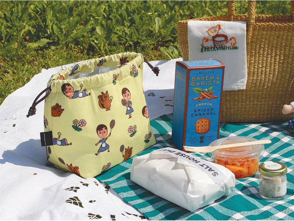 Oxford Cotton Insulated Lunch Pouch