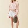 Minimal Stand Collar Zip Jacket