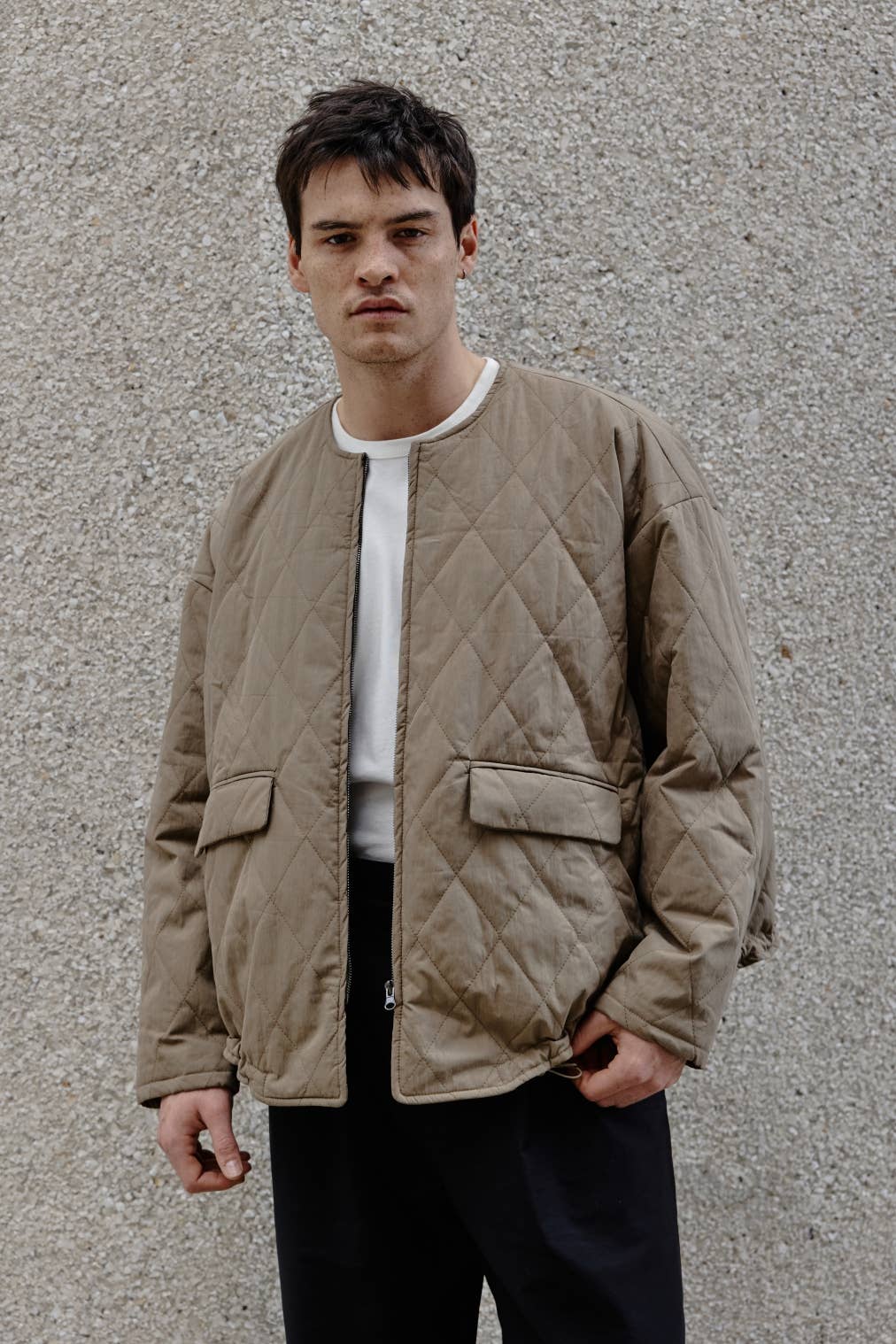 The Greta Jacket | Oversized Quilted Jacket with Drawstrings