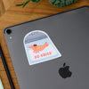 So Salty - Cute Angry Shrimp Vinyl Sticker