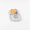 Bear Doom Scrolling Phone Sticker