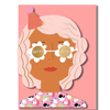 PARTY GIRL - Shaped Birthday Card