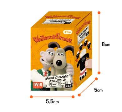 Wallace & Gromit Face Changing Blind Box