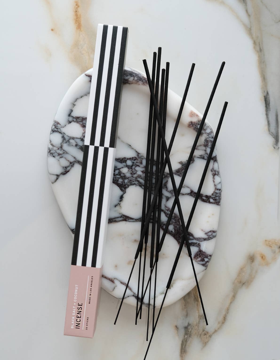 Essentials: Black Salt + Coconut Incense