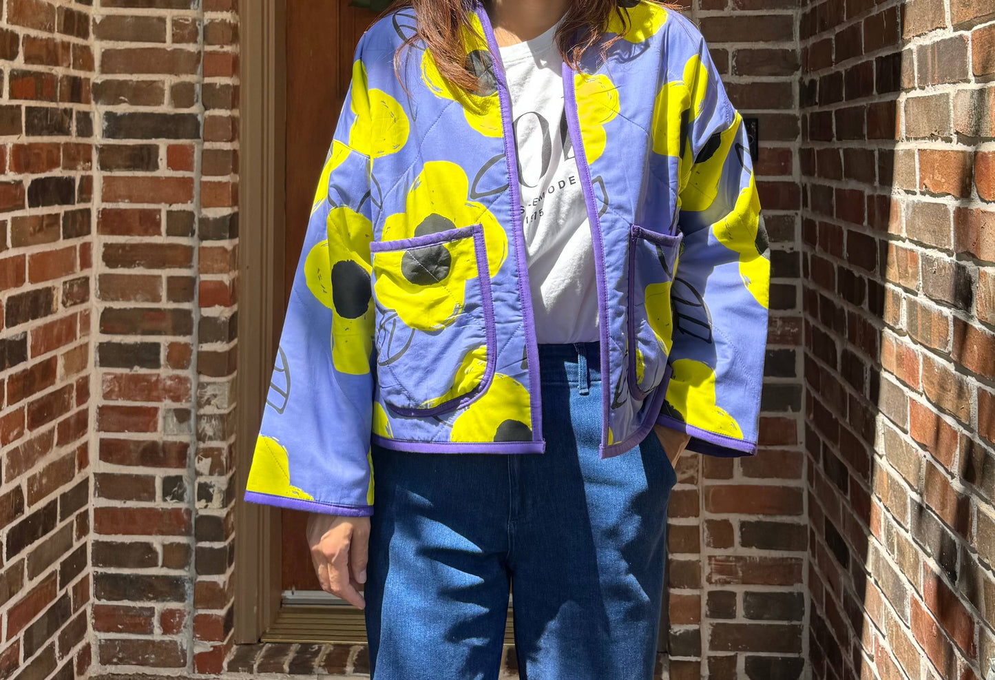 Purple Garden Quilting Jacket