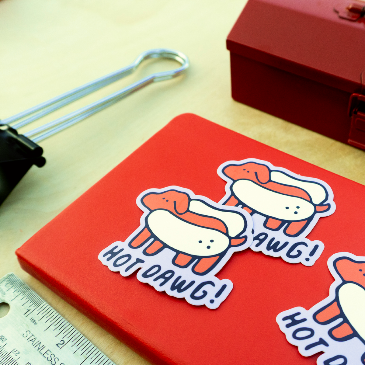 Hot Dawg! Sticker