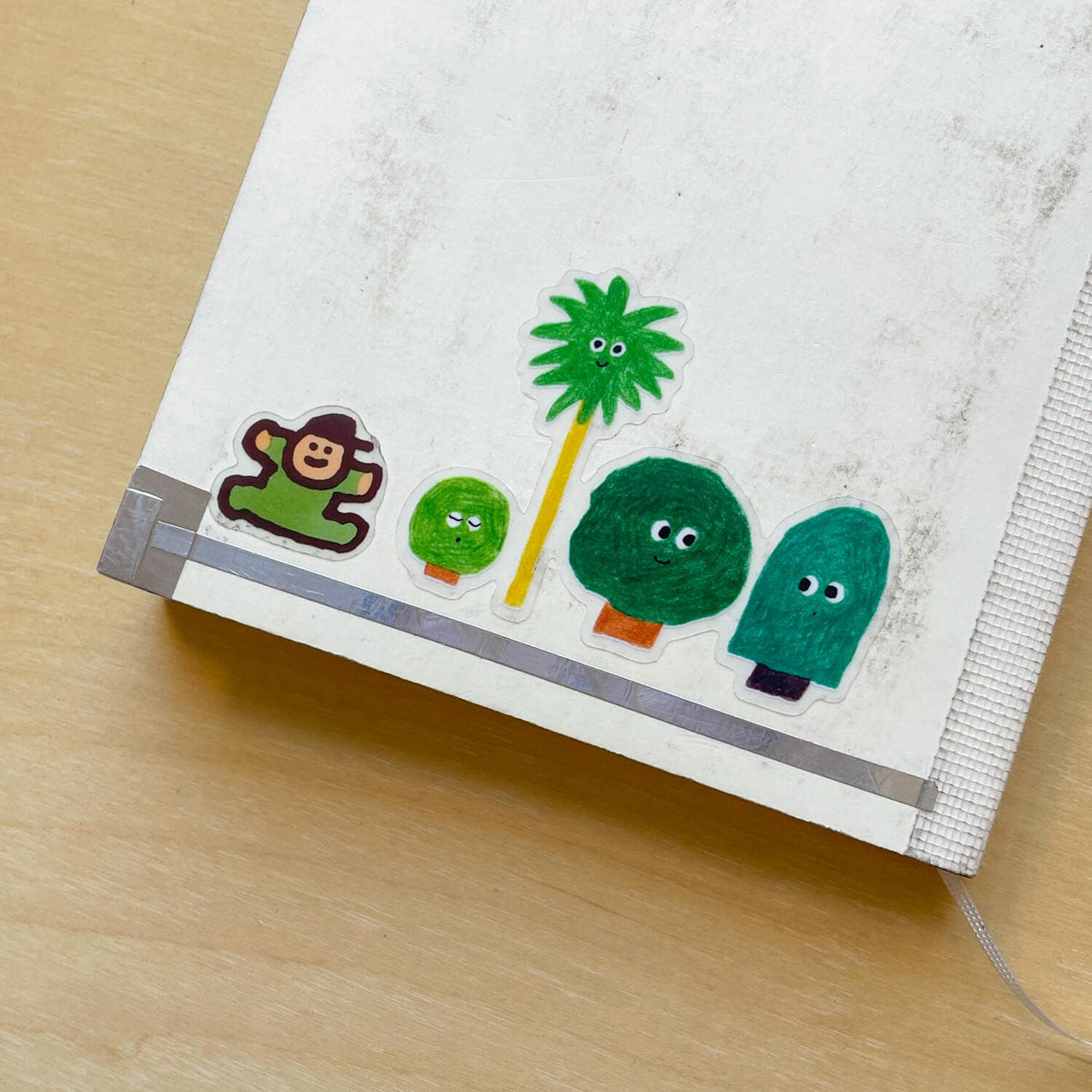 Four Trees Sticker