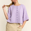 LOU - Cropped Boxy Cardigan