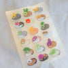 Produce Pals Clear Sticker Sheets