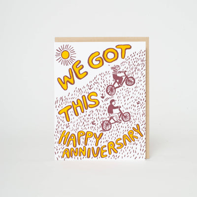 We Got This Bikes Anniversary Card