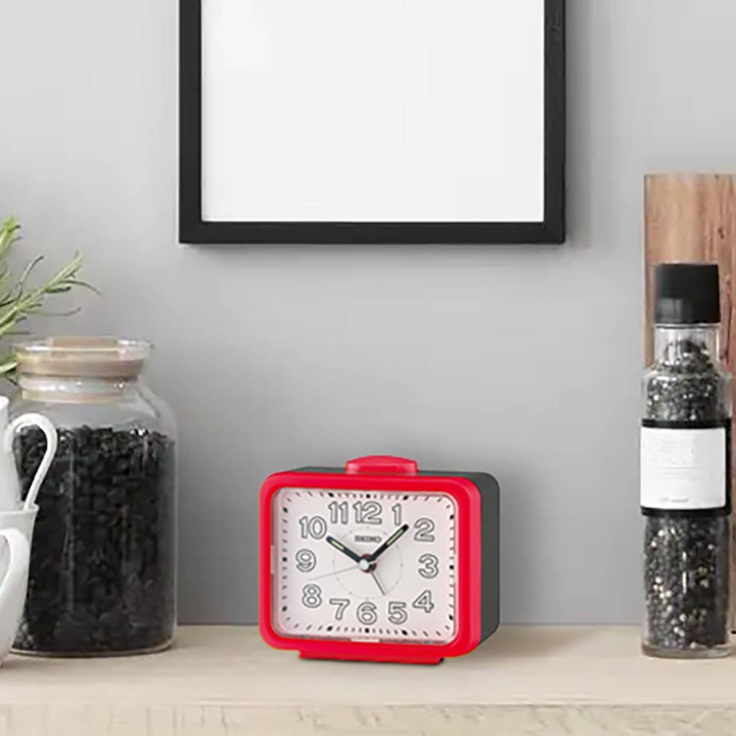 Akarui Alarm Clock, Red – On Waverly