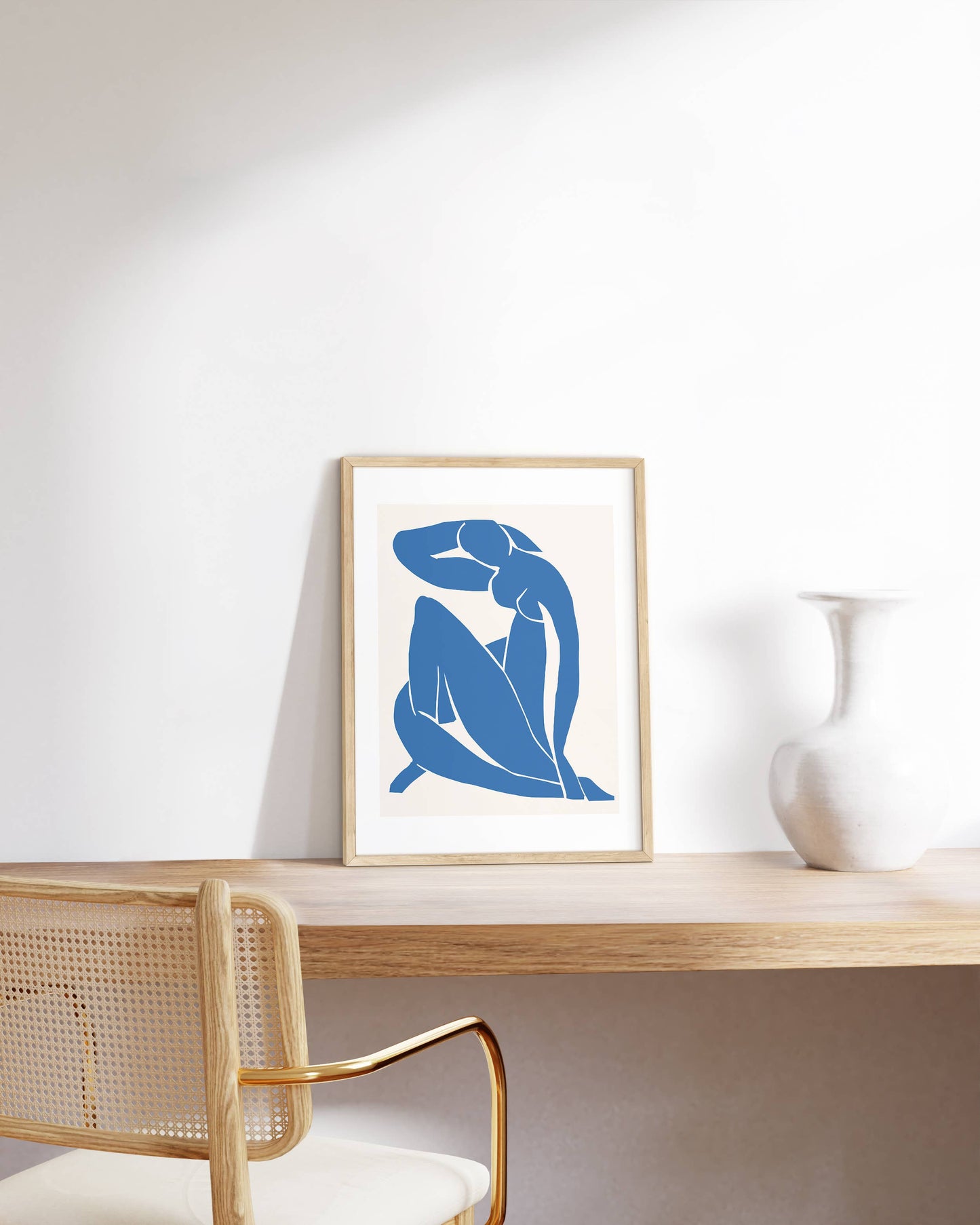 Natural Oak Wood Frame