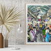 Korean Restaurant Alley Art Print