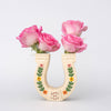 Horseshoe Ceramic Vase