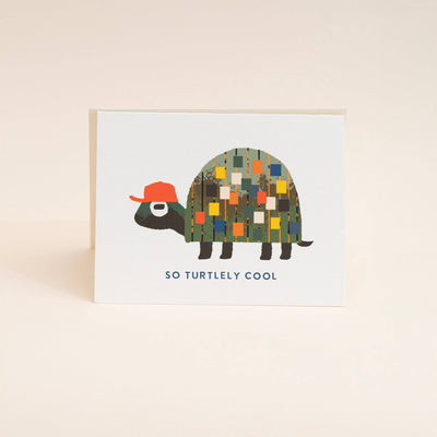 So Turtlely Cool - Greeting Card