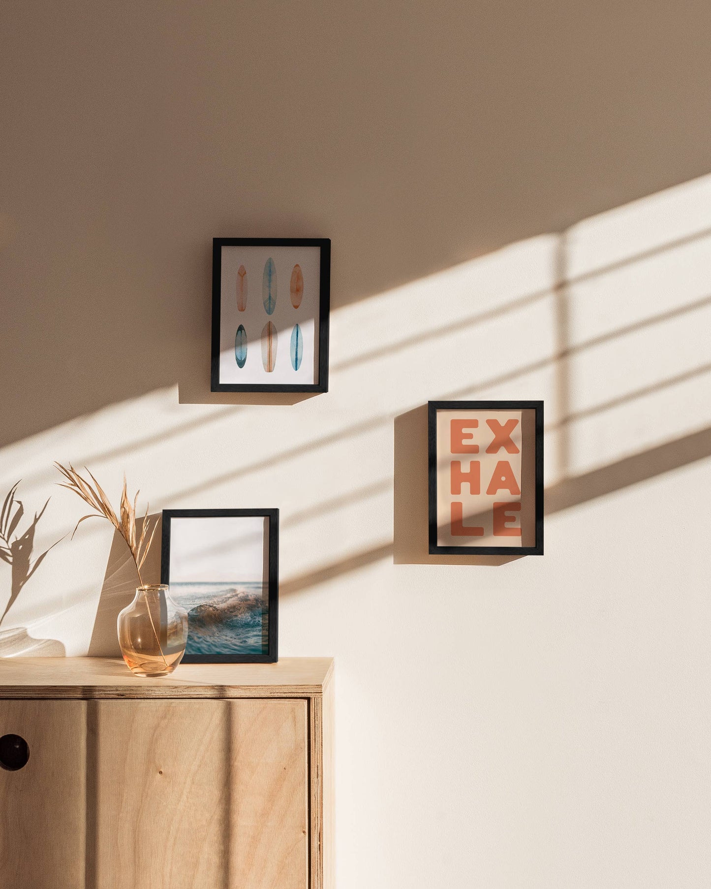 Black Oak Wood Frame