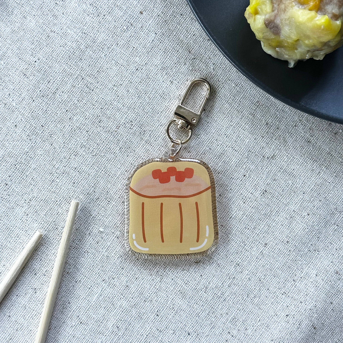 Siu Mai Dim Sum Keychain