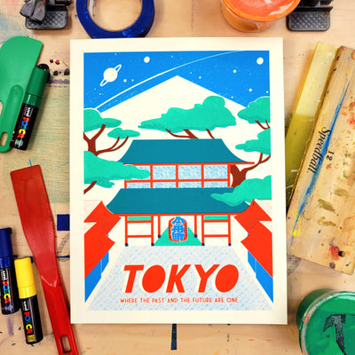Tokyo Screen Print