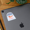 So Salty - Cute Angry Shrimp Vinyl Sticker