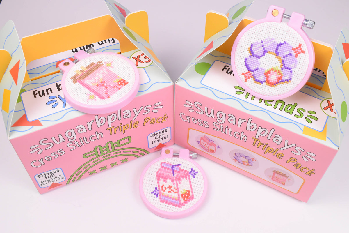 Strawberry Sweet Triple Cross Stitch Box