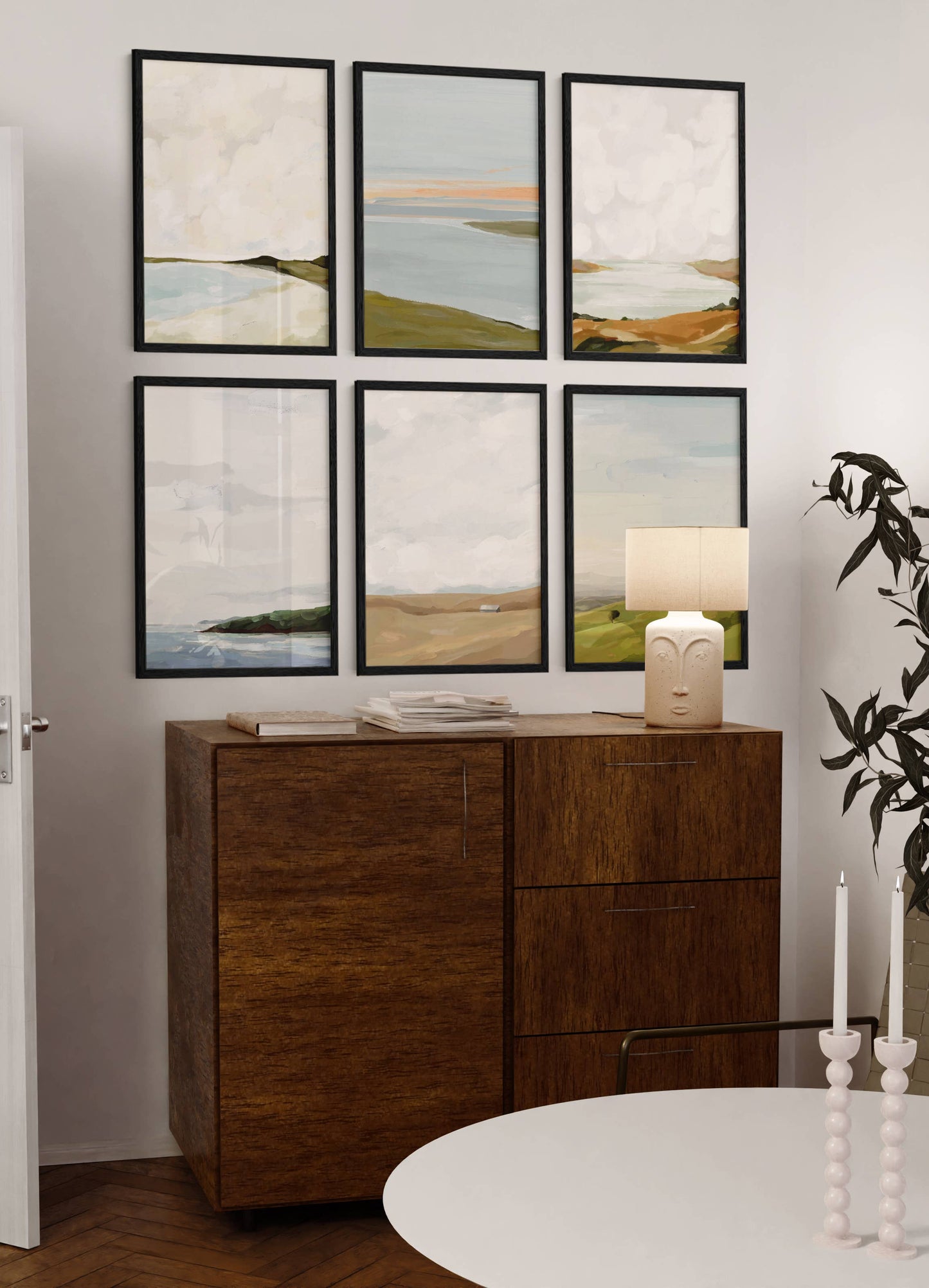 Black Oak Wood Frame