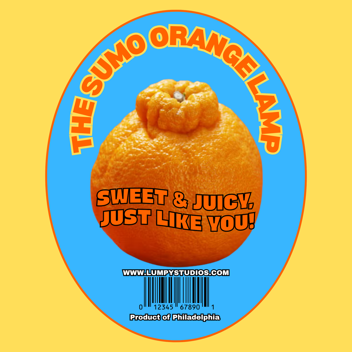 The Sumo Orange Lamp